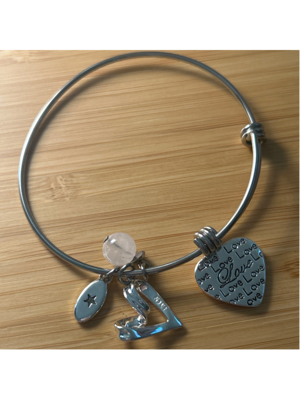 Women's Unbranded Silver Tone Charm Bracelet One Size